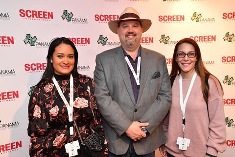 Kiara Cedona, Richard Kilborn and Essie Mastellari, Panama Film Commission